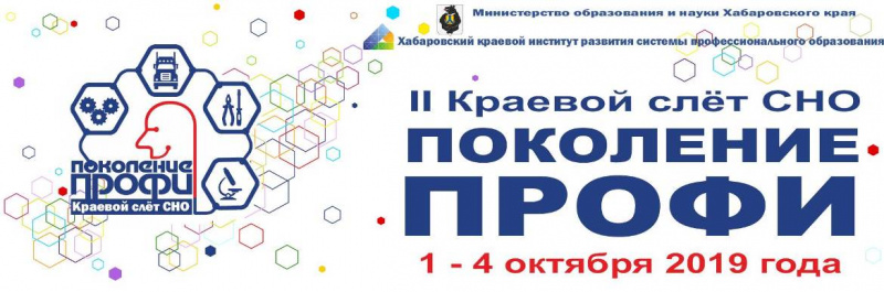 II Краевой слет студенческих научных обществ и объединений «Поколение ПРОФИ»