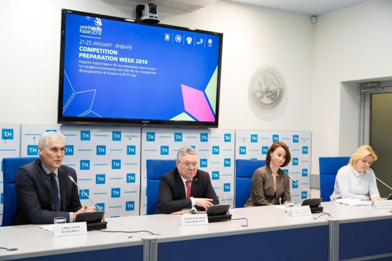 В КАЗАНИ СТАРТОВАЛА НЕДЕЛЯ ПОДГОТОВКИ К ЧЕМПИОНАТУ МИРА WORLDSKILLS KAZAN 2019