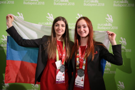 Представительница Хабаровского края стала призером чемпионата профмастерства EuroSkills-2018